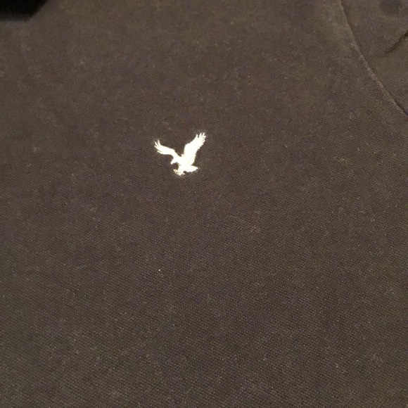 Men’s Polo American Eagle Flex Black Xxlarge - Picture 4 of 4